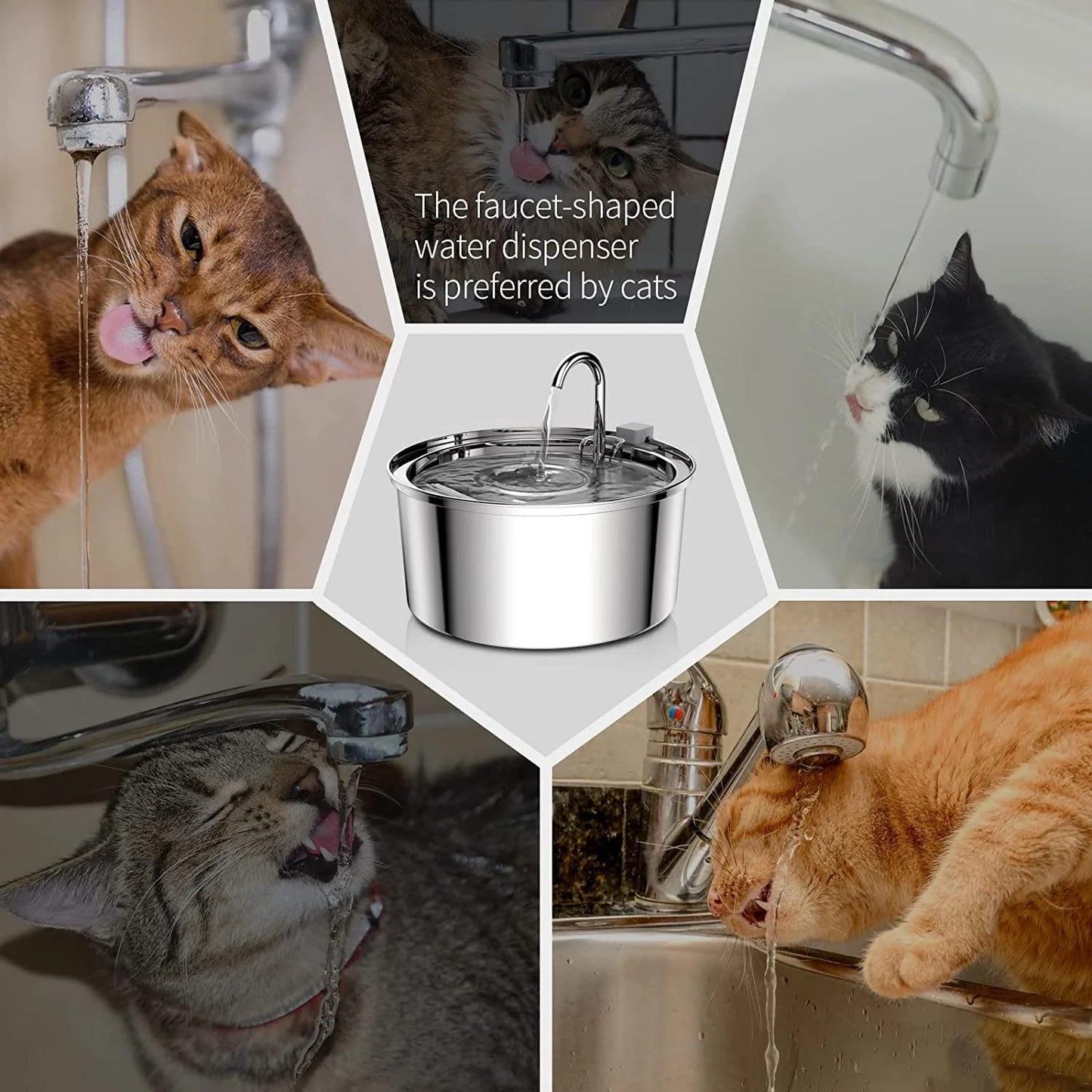 Paw Bureau™ Pet Water Fountain